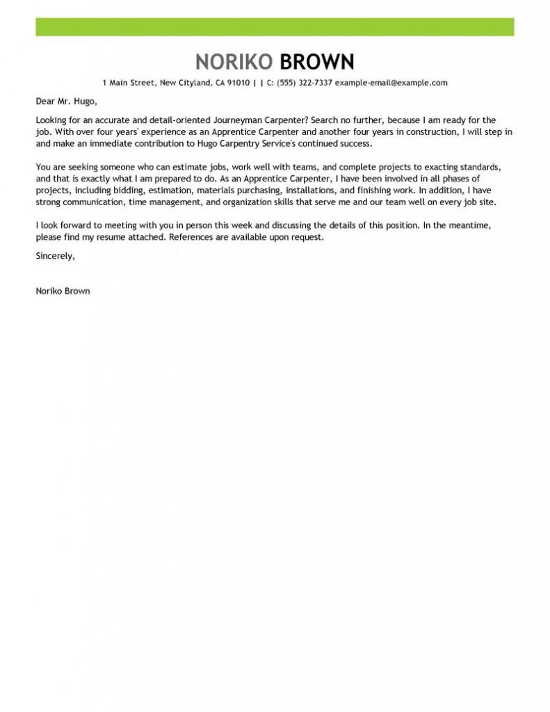 leading construction cover letter examples resources tile setter resume