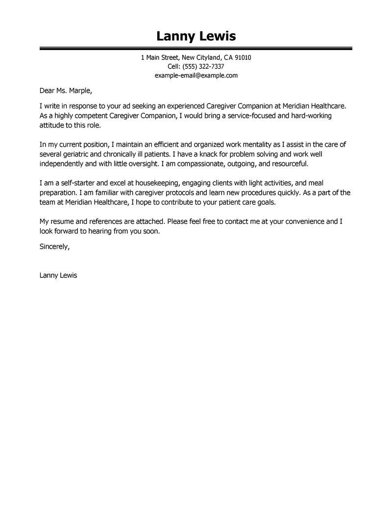 Cover Letter Example No Experience Cover Letter Example No Experience