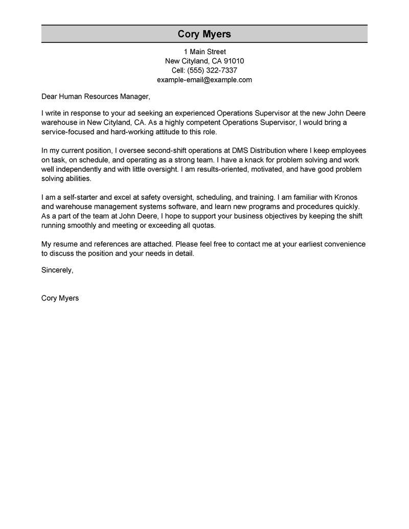 leading professional shift manager cover letter examples resources technical support manager cover letter