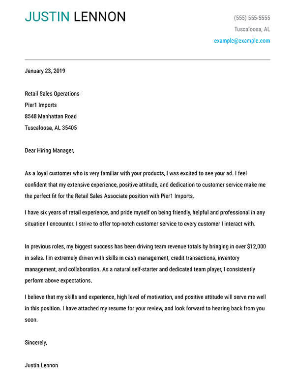 A Great Cover Letter from www.myperfectcoverletter.com